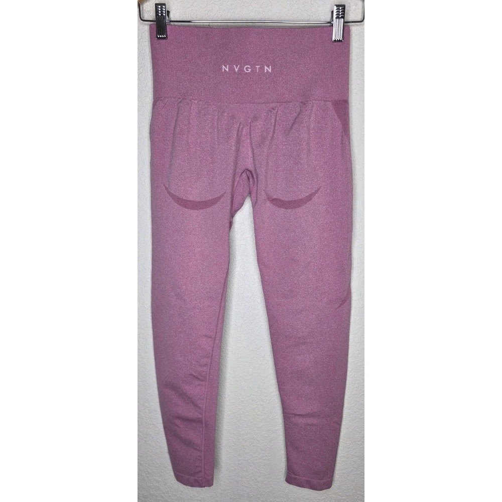 New NVGTN Pink Seamless Leggings Woman M Gym Yoga Active Pink Training Pilates